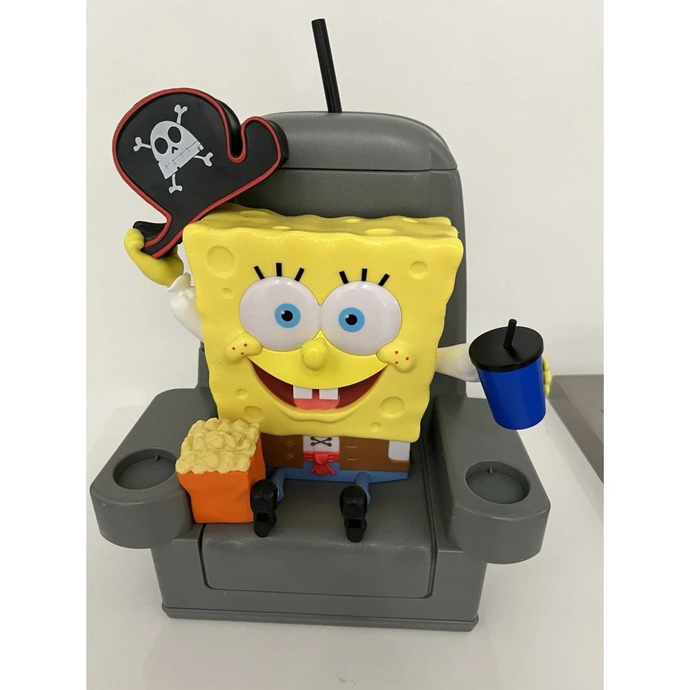 (J2/5)SpongeBob SquarePants Movie 2025 Popcorn Bucket And Cup Regal Cinema